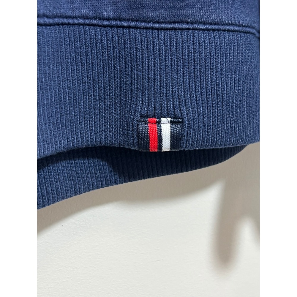 Vintage Fila Crewneck Sweatshirt Navy Blue Embroidered Logo Men Large Sportswear - Picture 5 of 8